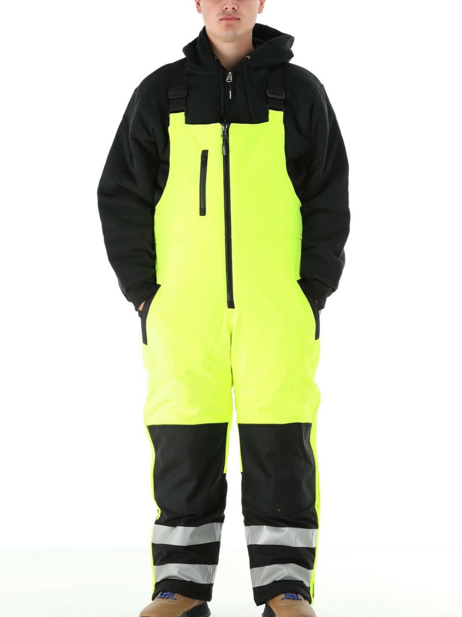 RefrigiWear Hivis Insulated Softshell Bib Overalls Grande E Alto