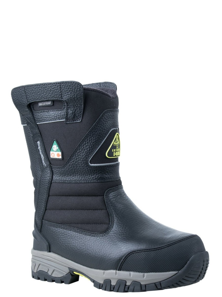 RefrigiWear Extreme Freezer Pull-On Boot Black Stivali Di Pelle