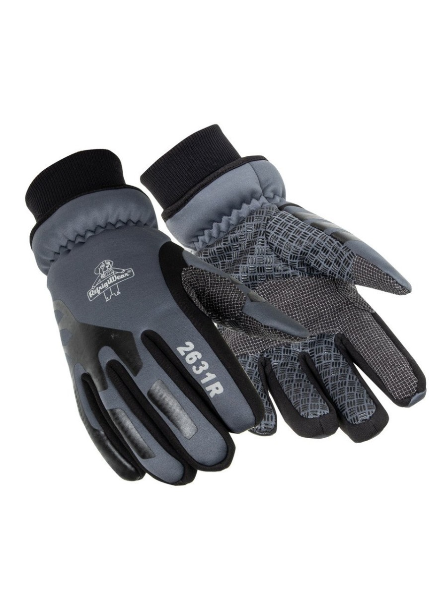 RefrigiWear Insulated Softshell Glove Gray Guanti Da Prestazione