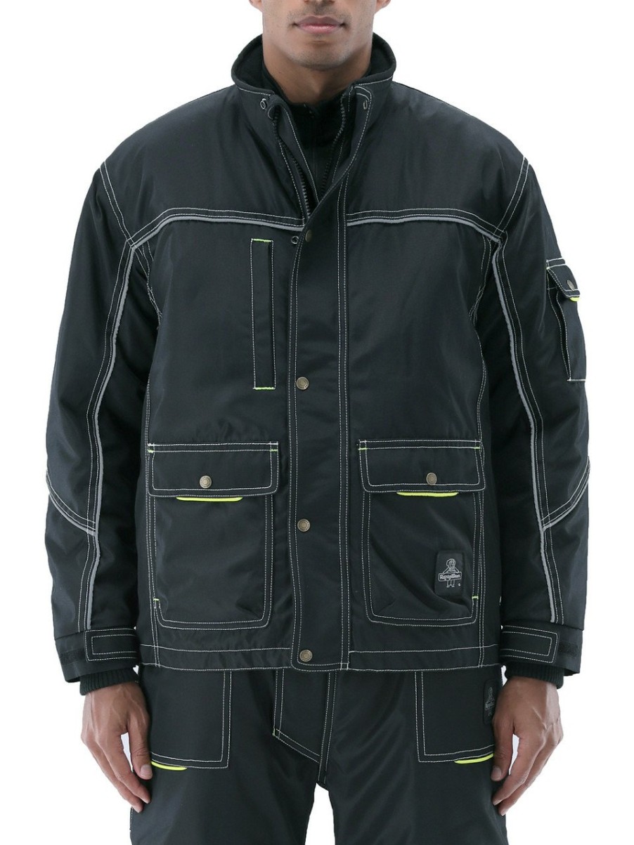 RefrigiWear Ergoforce® Waterproof Insulated Jacket Black Grande E Alto