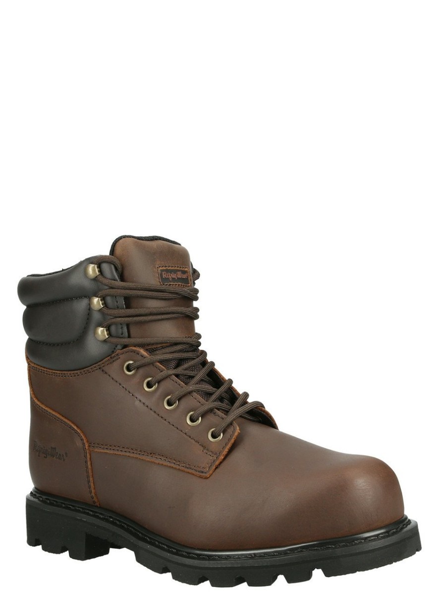 RefrigiWear Classic Leather Boot Brown Stivali Di Pelle