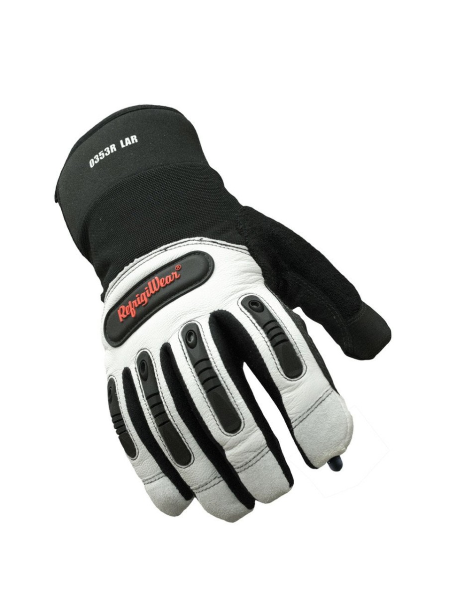 RefrigiWear Ergo Goatskin Glove With Key-Rite Nib White Guanti Di Protezione Dagli Urti