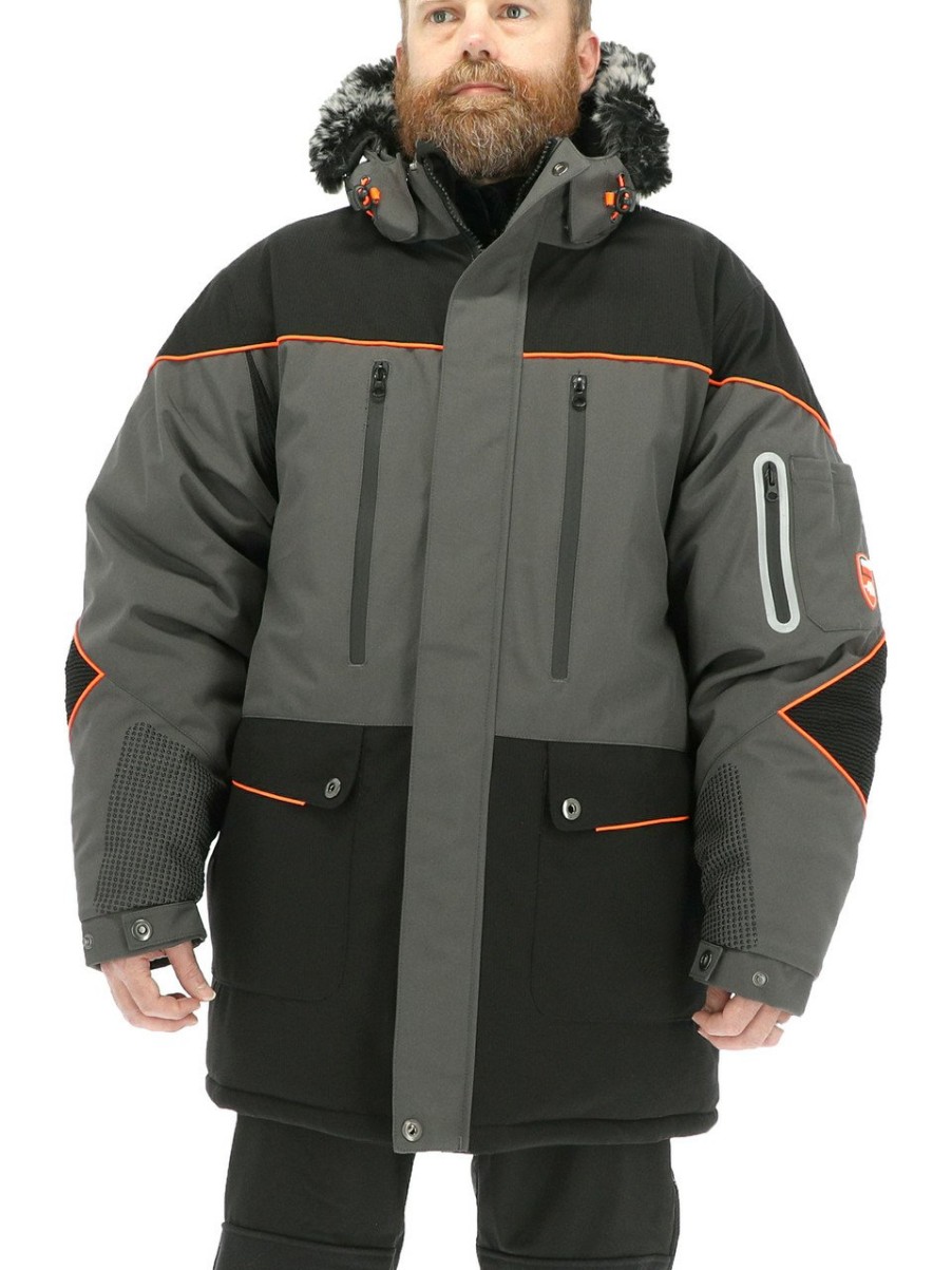 RefrigiWear Polarforce® Parka Black Grande E Alto