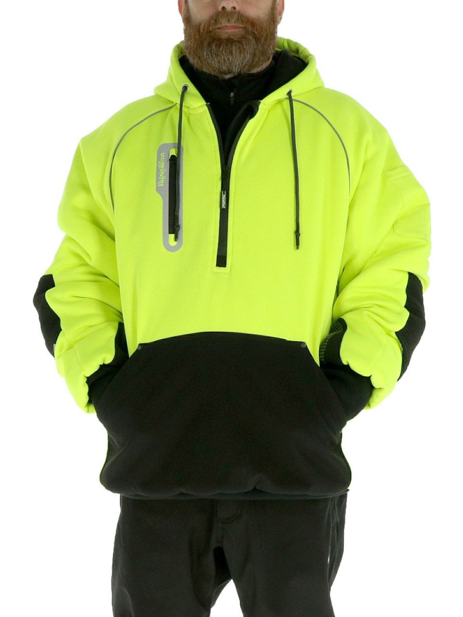 RefrigiWear Hivis Polarforce® Sweatshirt Lime Felpe E Pile