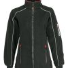 RefrigiWear Women'S Hybrid Fleece Jacket Black Felpe E Pile