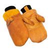 RefrigiWear Dipped Leather Mitt Gold Guanti Rivestiti