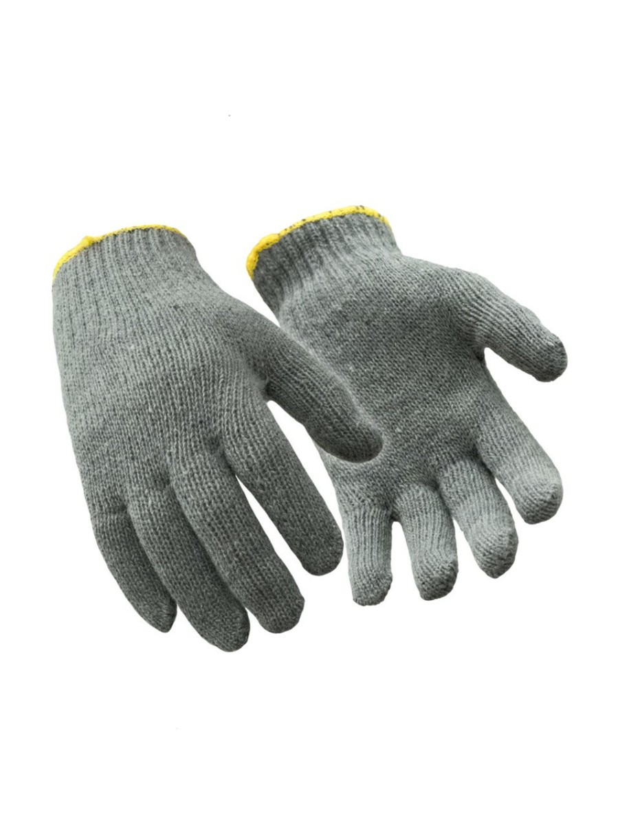 RefrigiWear Midweight Knit Glove Liner Gray Fodere Per Guanti