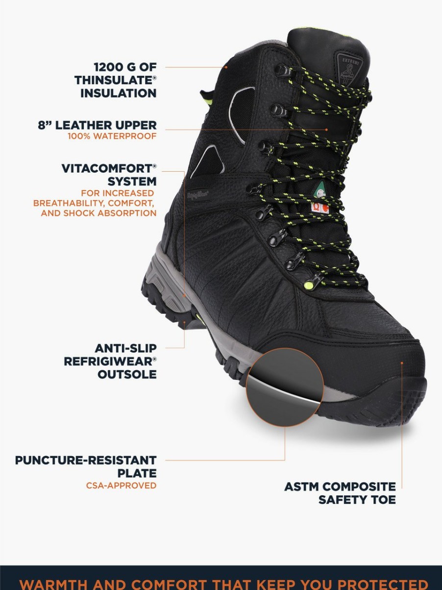 RefrigiWear Extreme Freezer Boot Hvl Stivali Di Pelle