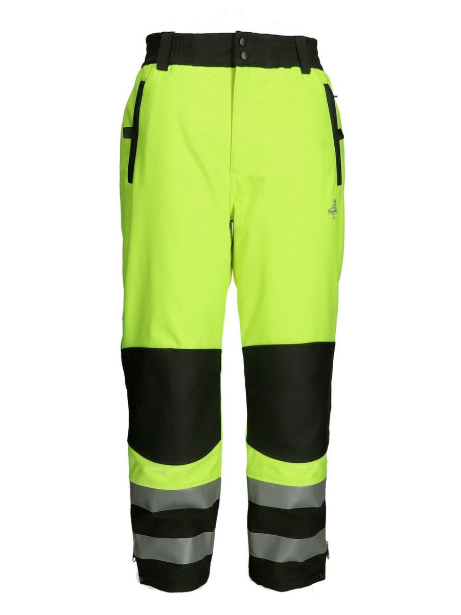 RefrigiWear Hivis Insulated Softshell Pants Lime Bavaglini E Pantaloni