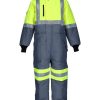 RefrigiWear Freezer Edge® Coveralls Lime/Gray Grande E Alto