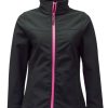 RefrigiWear Women'S Softshell Jacket Black Giacche