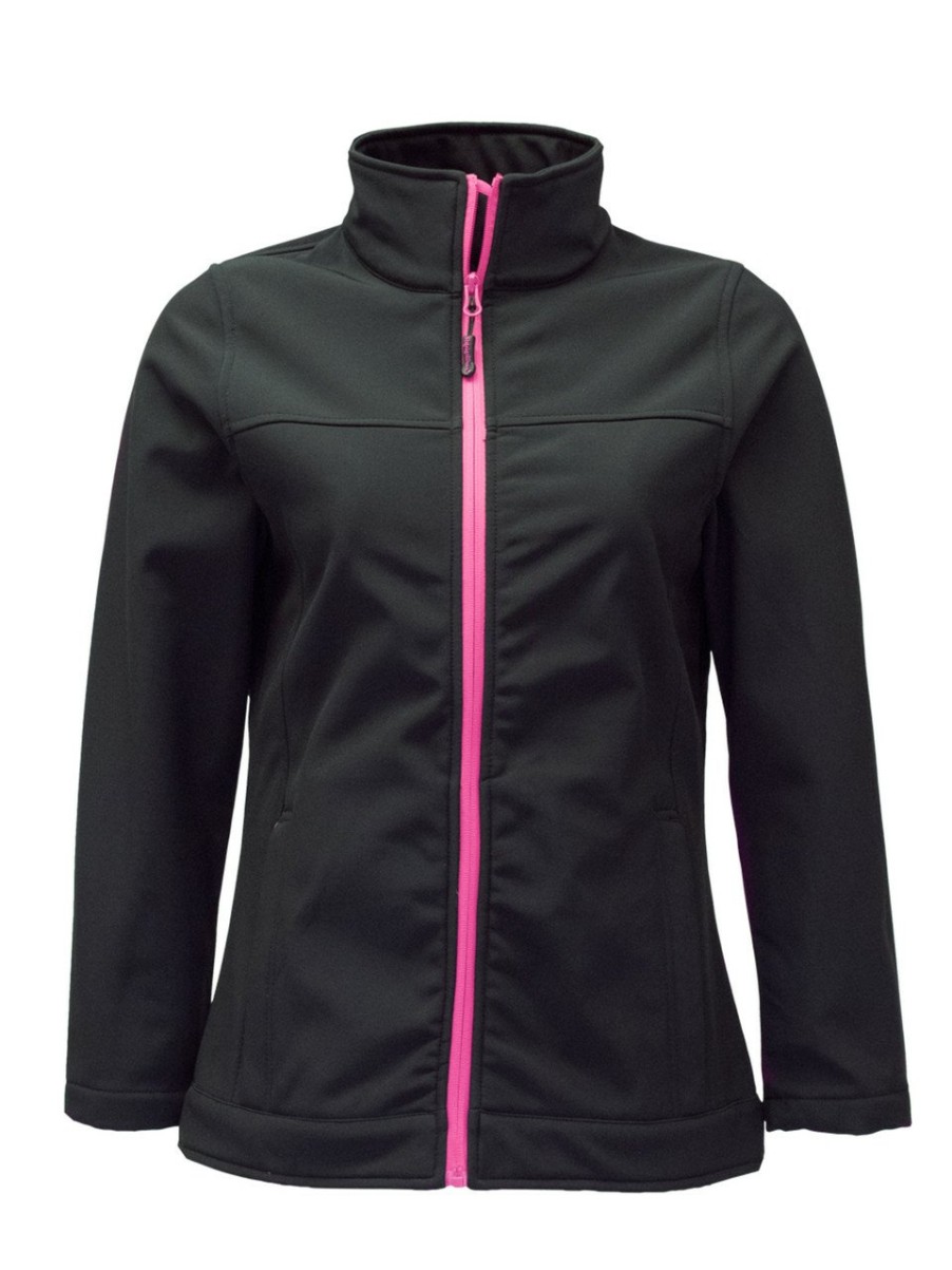 RefrigiWear Women'S Softshell Jacket Black Giacche