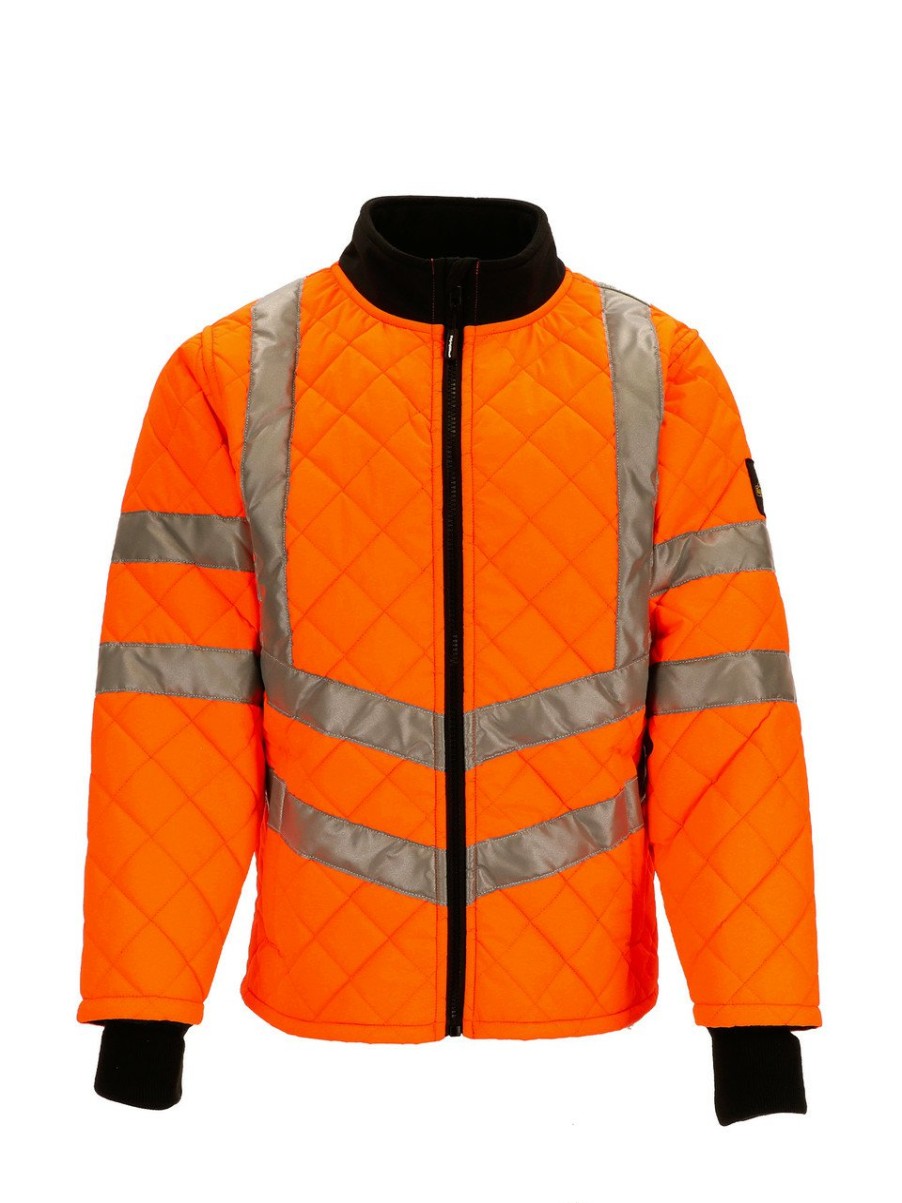 RefrigiWear Hivis Diamond Quilted Jacket Grande E Alto