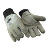 RefrigiWear Latex-Coated Cowhide Freezer Glove Gray Guanti Rivestiti