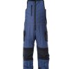 RefrigiWear Frostline® Bib Overalls Black/Blue Grande E Alto