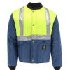 RefrigiWear Hivis Cooler Wear Jacket Lime/Navy Grande E Alto